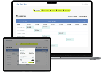 Business landing screens
